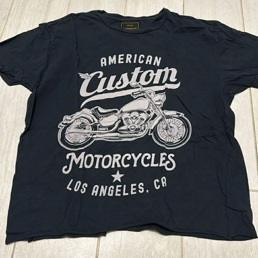 Retroโbrandโsmallโmotorcycleโtee